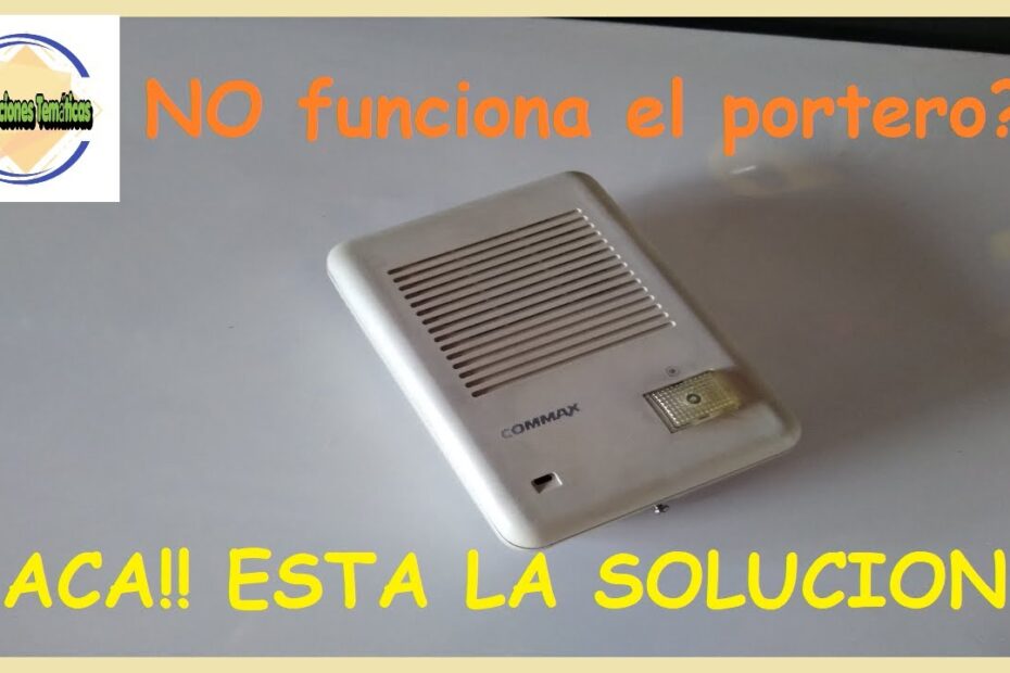 mantenimiento de sistemas de portero