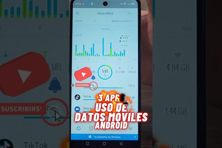 monitorización de consumo desde app móvil